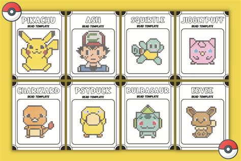 Free Pokemon Perler Bead Patterns For Kids