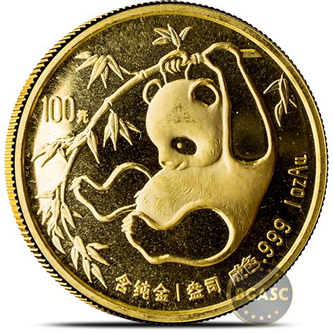 Buy 1 oz 1985 Chinese Gold Panda Coin 100 Yuan Brilliant Uncirculated (Mint Sealed) - Chinese ...