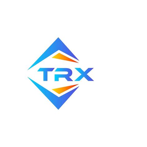 TRX abstract technology logo design on white background. TRX creative ...