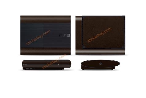 Playstation 3 Super Slim - Leather Series | Stickerboy Skins for ...