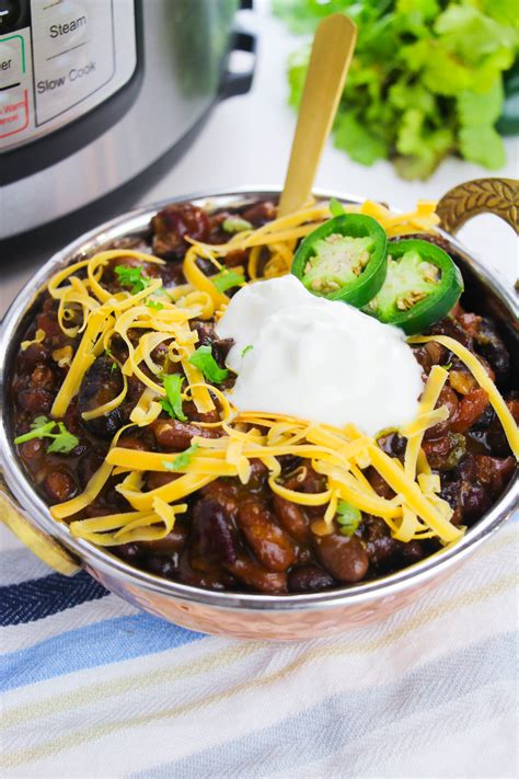 The Best Instant Pot Chili Beans Recipe - The Instant Pot Table