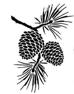 pinecone | Pine cone drawing, Wood burning art, Silhouette stencil