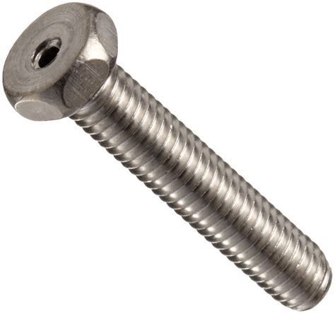 Stainless Steel 18-8 Machine Screw, Vented Hex Head, #6-32, 3/16 ...