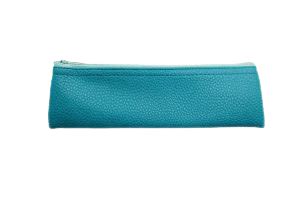 Leather Pouch Simple Light Blue | Yousef Redha