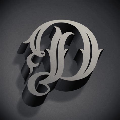 Calligraphy Fancy Letter D Designs - img-fuzz