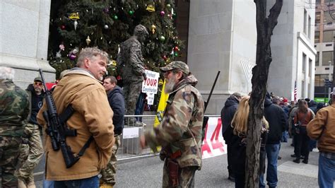 Hundreds Of Gun Rights Activists Hold Peaceful Rally Downtown