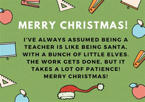 75 Thoughtful Christmas Messages for a Teacher | FutureofWorking.com