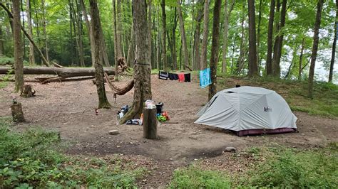 Camping along the Delaware river last weekend. I love river camping : camping