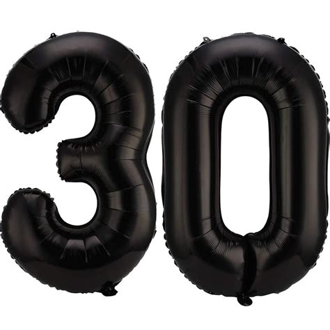 Buy 42 Inch 30 Number Balloons Jumbo 30 Foil Balloons Giant 30 Number Balloons for 30th Birthday ...