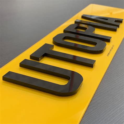 4D 5mm Acrylic Plates (BEST SELLER) — Utopia Plates - 4D Laser Cut Number Plates - Fully Road ...