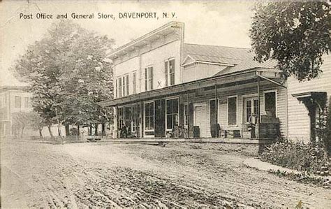 Davenport - 2 Old Postcards - Delaware County NY Genealogy and History Site