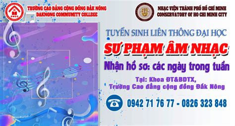 Tuyển sinh lớp Đại học chuyên ngành Sư phạm Âm nhạc