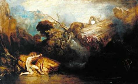 ‘Apollo and Python‘, Joseph Mallord William Turner, exhibited 1811 | Tate