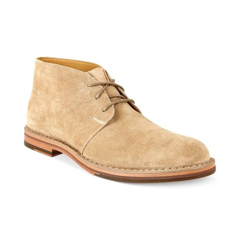 Cole Haan Glenn Chukka Boots in Beige for Men (Milkshake Suede) | Lyst