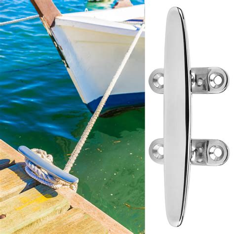 Boat Base Cleat Stainless Steel Boat Cleat Rust-proof for Hanging Lock ...