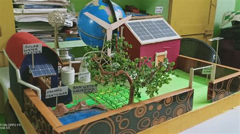 science project model Eco friendly house with solar,biogas unit ...