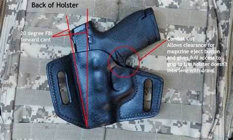 M&P Shield Holster 9mm & .40, Leather Handmade Pancake Style OWB Holster | New Pacifica Leather