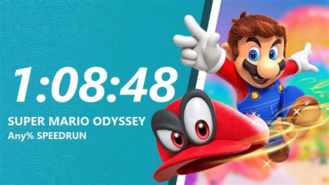 Super Mario Odyssey - Any% Speedrun in 1:08:48 - YouTube