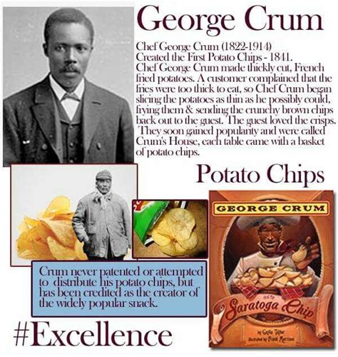 George Crum. Potato chip creator. | Black history month preschool, Black history month posters ...