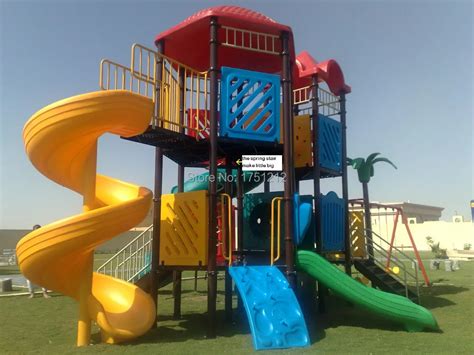 Gorgeous Residential Area Playground Equipment Set CE Certified Outdoor ...