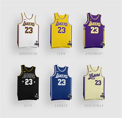 Los Angeles Lakers | Jersey Set Refresh on Behance