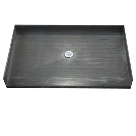 Tile Redi 42 in. x 60 in. Barrier Free Shower Base with Center Drain-4260CBF-PVC - The Home Depot