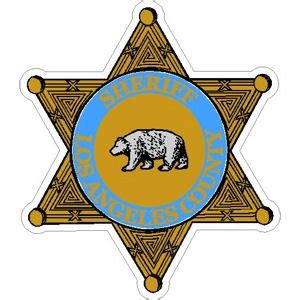 Los Angeles County Sheriff Badge - Vinyl Sticker at Sticker Shoppe