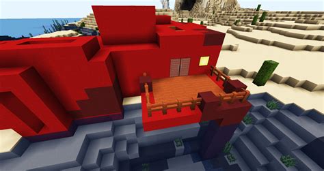 RED concrete Minecraft Map