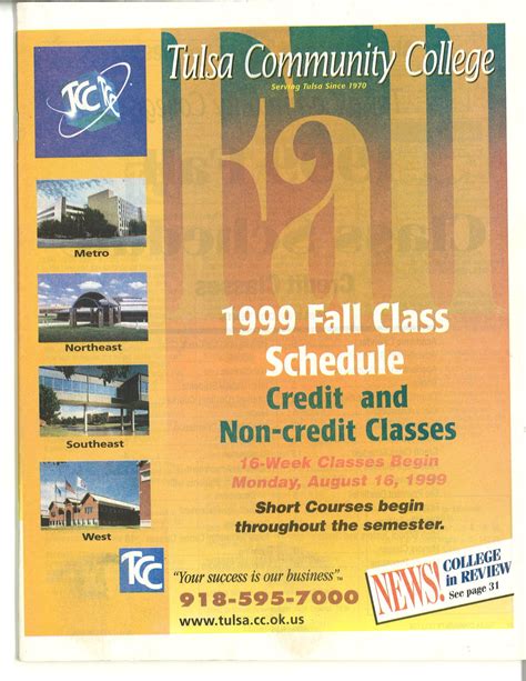 Fall99 Tulsa Community College, Short Courses, Class Schedule, Continuing Education, Semester ...