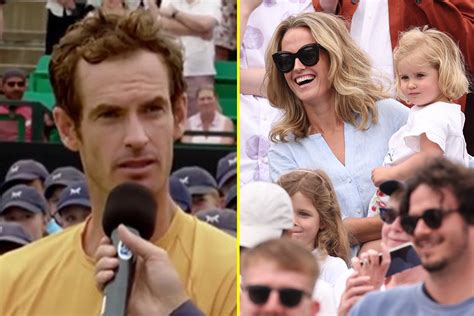 Andy Murray surprised by kids on Father's Day as he wins title in ...