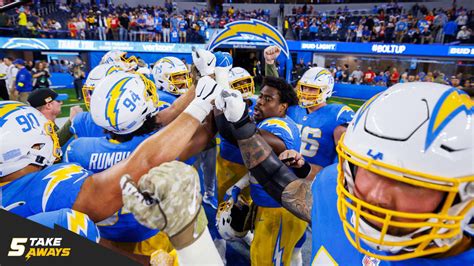 Chargers Feel Sense of Urgency Entering Week 12