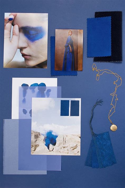 How to create a tone-on-tone color mood board? The Blue Series - Eclectic Trends | Blue mood ...