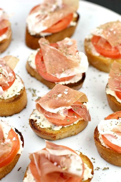 Crostini with Prosciutto – Erica's Recipes – prosciutto appetizer