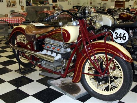 1938 Indian Four Classic Motorcycle Pictures