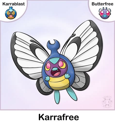 Karrablast + Butterfree Fusion by Twime777 on DeviantArt