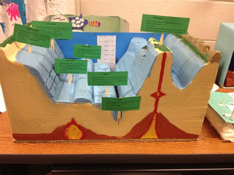 Ocean Floor Models | Science project models, Science projects, Tectonic plates project