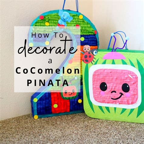 How To Decorate A Cocomelon Pinata - The Tattooed Momma