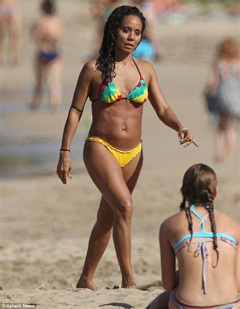 Stunning: Jada Pinkett Smith showed off her toned physique while ...