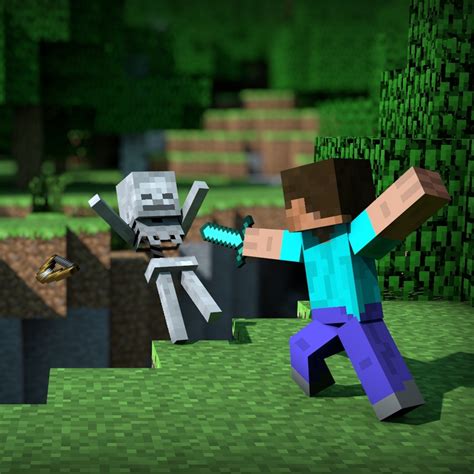 Download Steve (Minecraft) Skeleton Mojang Minecraft Video Game PFP by ...