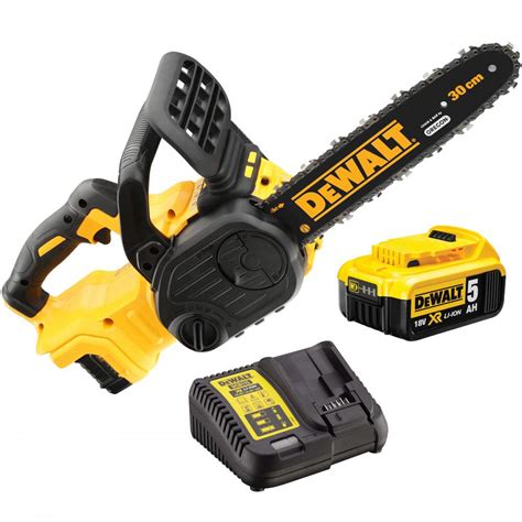 Dewalt 18V 30cm Cordless Chainsaw (1x5Ah) (DCM565P1)