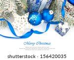 Christmas Bulbs Blue Background Free Stock Photo - Public Domain Pictures