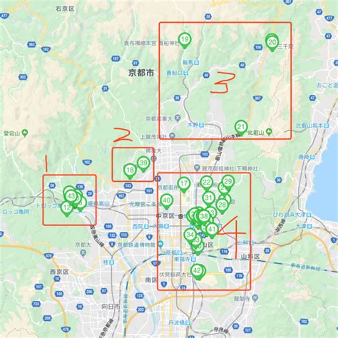 京都大部分景点分布(主要分四个区域的大众小众景点分布图以及详细攻略) - 知乎