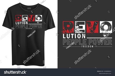 Mockup T Shirt Vector Illustration Typography Stock Vector (Royalty ...