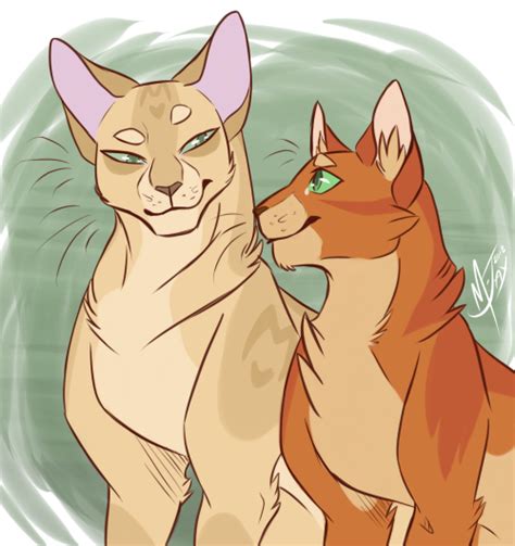 Sandstorm and Firestar #WarriorCat Warrior Cats Series, Warrior Cats Books, Warrior Cats Fan Art ...