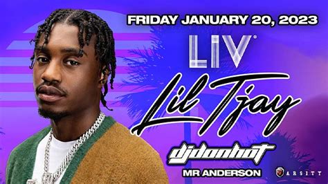 Lil Tjay Tickets at LIV in Miami Beach by LIV | Tixr