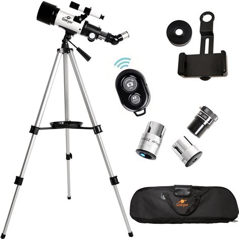 Gskyer Telescope AZ70400 with Carry Bag, Phone Adapter and Wireless Remote