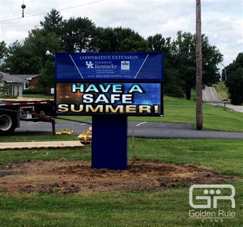 School Marquee Signs | LED School Signs | Golden Rule Signs