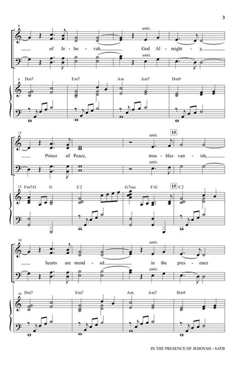 In The Presence of Jehovah Sheet Music by James Koerts (SKU: 35027851) - Stanton's Sheet Music