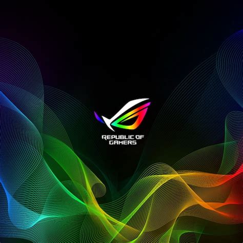 Steam Workshop::ASUS ROG RGB 4K Wave Wallpaper