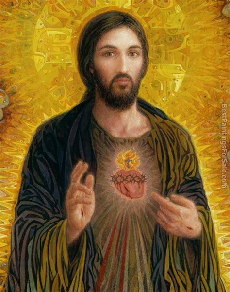 2012 Sacred Heart of Jesus Painting | Best Paintings For Sale